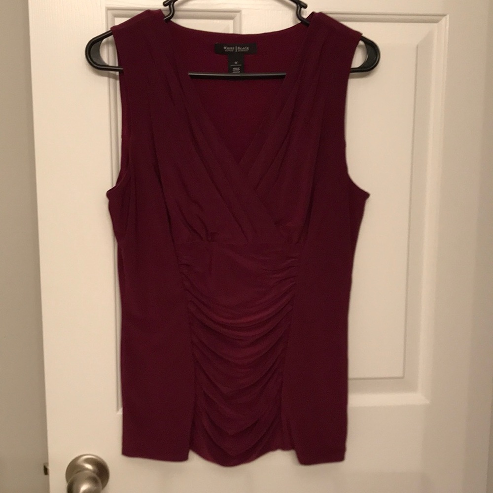 WHBM sleeveless crisscross top